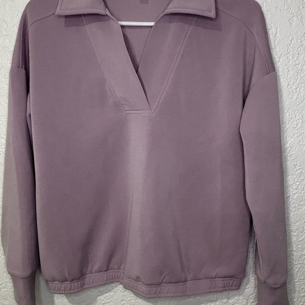 Cable & Gauge Mauve Pullover - Picture 2 of 8